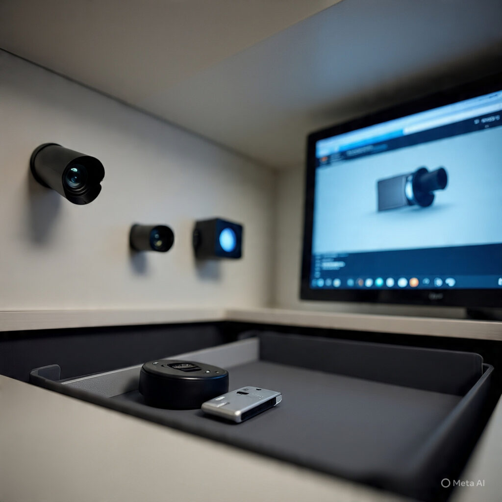 Anti-theft cameras